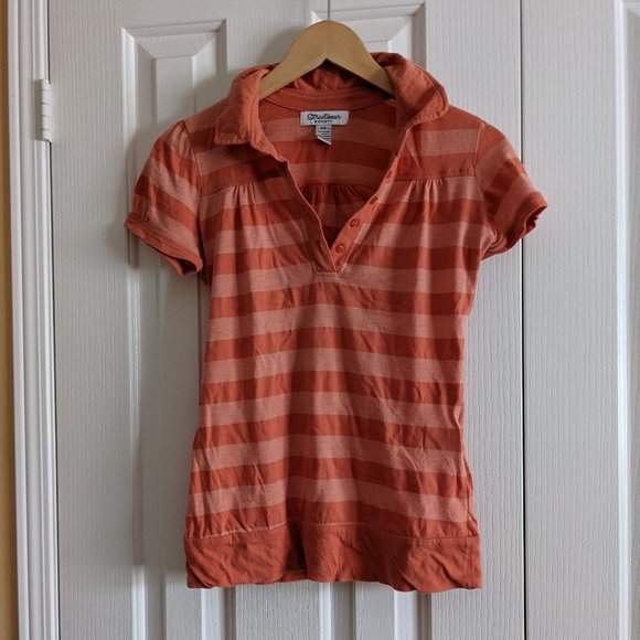 Striped polo tee (Small) - Picture 1 of 6